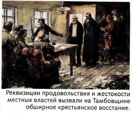 Крестьяне, измученные продразвёрсткой и тяготами Гражданской войны